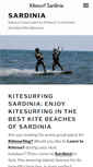 Mobile Screenshot of kiteboardingsardinia.com